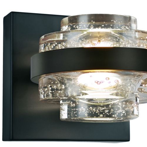 Бра Delight Collection Indiana (Индиана) MB22030002-1A black/clear - фото 2