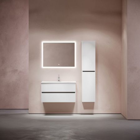 Тумба под раковину Sancos Urban UR90W 90х50 подвесная цвет белый