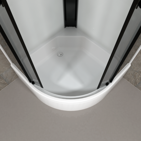 Душевая кабина Тритон Грэй-Вайт Щ0000067301 90х90 четверть круга с крышей ориентация универсальная