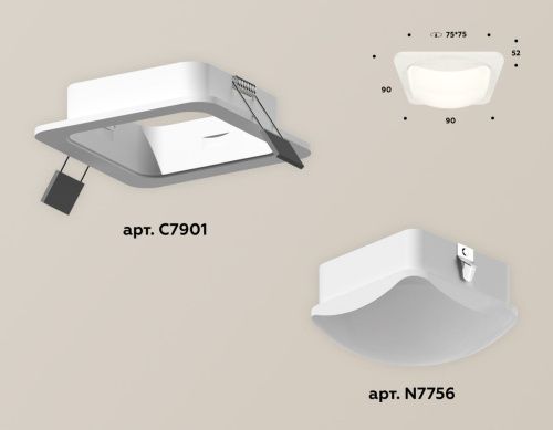 Светильник встраиваемый Ambrella Light Techno (Тецхно) XC7901014 - фото 2