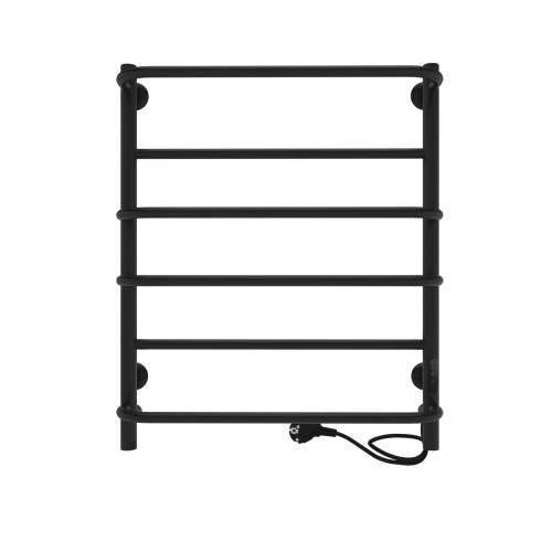 Полотенцесушитель Indigo Europe Lux LELLE60-50BRRt 53х60 электрический черный муар - фото 5