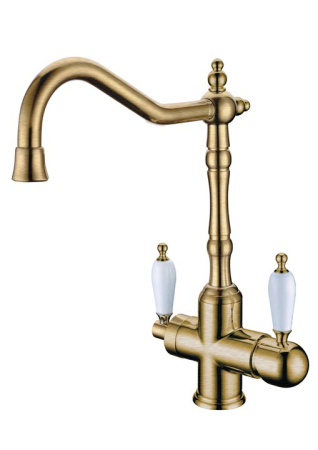 Смеситель для кухни Boheme Kitchen 111 на мойку бронза