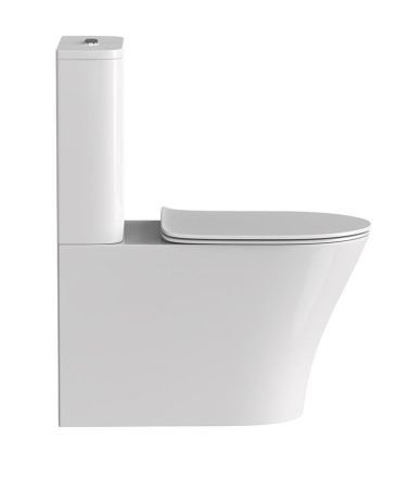 Чаша унитаза напольная Arrow AB2232H цвет белый без бачка с сиденьем микролифт безободковая каскадный смыв