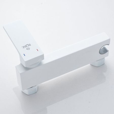 Гигиенический душ со смесителем Rose R1805C-1 белый