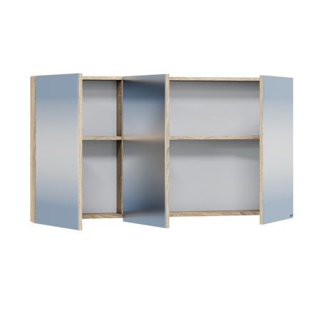 Зеркало-шкаф СанТа Марс 700421 120х70 подвесной цвет коричневый