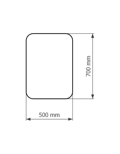 Зеркало в ванную Corozo Вега SD-00001554 50х70 - фото 2
