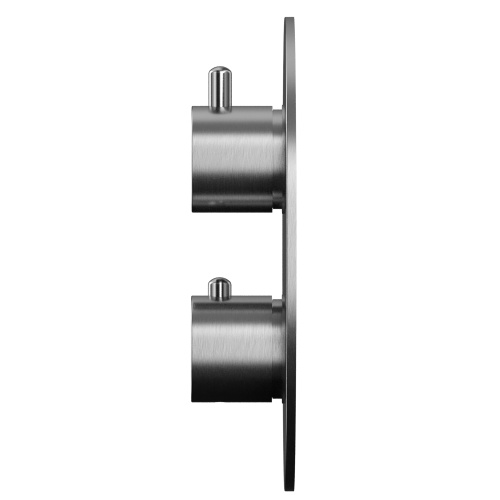 Смеситель для душа Whitecross Y brushed nickel Y1236NIB встраиваемый никель брашированный с термостатом - фото 2
