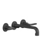 Смеситель для раковины Gessi Inciso 58090#299 встраиваемый в стену черный (внешняя часть)
