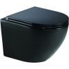 Унитаз подвесной WeltWasser 10000008269 черный с сиденьем микролифт безободковый смыв торнадо
