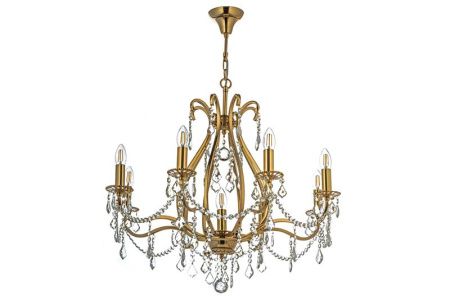 Люстра подвесная Arti Lampadari Ercolano Gold (Ерцолано Голд) Ercolano E 1.1.8.602 G