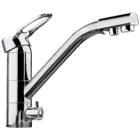 Смеситель для кухни Haiba HB04 HB4304 на мойку хром