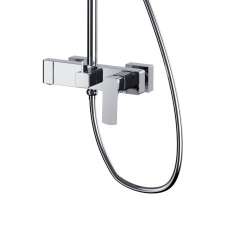 Душевая стойка Haiba HB24512 настенная цвет хром