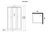 Душевая кабина Niagara Promo P90/13Q/MT 90х90 квадратная с крышей ориентация универсальная