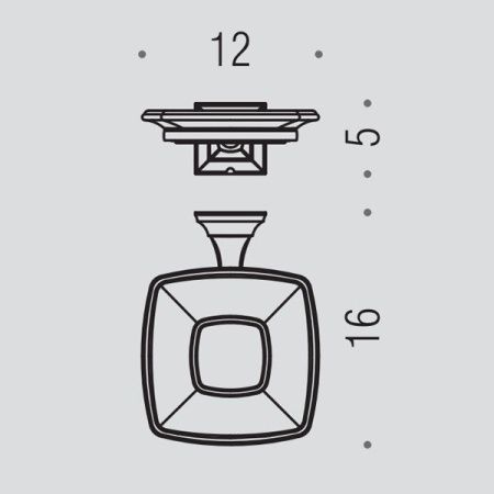 Мыльница Colombo Portofino B3201.CR-VAN