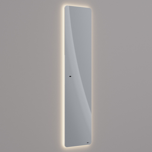 Зеркало с подсветкой LeMark Olsa LM40ZNO 40х160 подвесное - фото 2