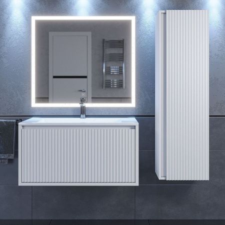 Тумба с раковиной Uperwood Next Premium 3930205168 80х50 цвет белый