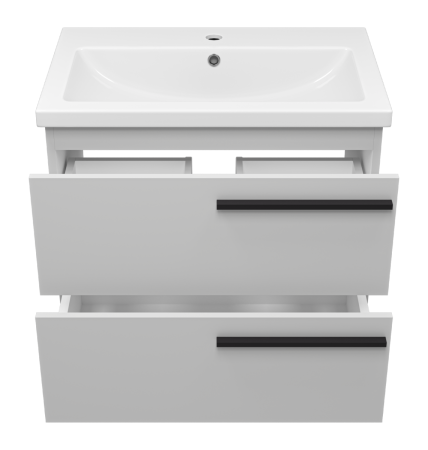 Тумба под раковину Misty Ненси П-Нен-09070-502Я 70х50 подвесная цвет серый