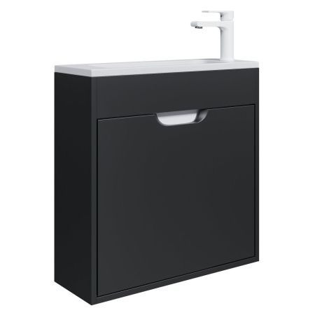 Тумба под раковину Uperwood Modul 2930205364 60х20 подвесная цвет черный