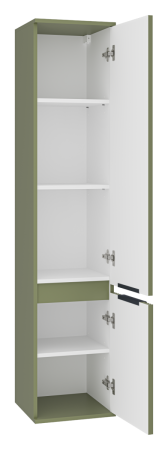 Шкаф-пенал Brevita Enfida ENF-05035-0801R 40х170 подвесной цвет зеленый