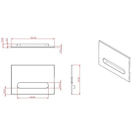 Клавиша смыва механическая Allen Brau 9.2PR01.IV цвет бежевый