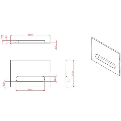 Клавиша смыва механическая Allen Brau 9.2PR01.IV цвет бежевый - фото 4
