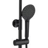 Душевая стойка Haiba HB24814-7 настенная цвет черный