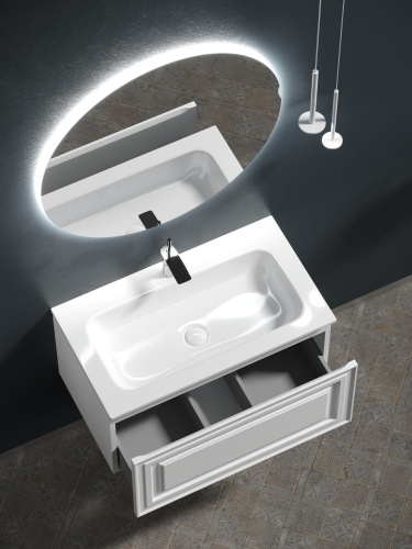 Тумба под раковину Sancos Very VR80W 79х44,5х40,6 настенная - фото 5