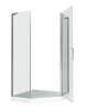 Душевой уголок Good Door PANDORA ПД00066 90х90 стекло прозрачное профиль хром без поддона