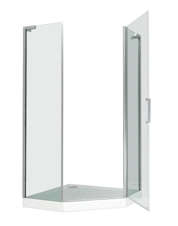 Душевой уголок Good Door PANDORA ПД00066 90х90 стекло прозрачное профиль хром без поддона
