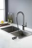 Смеситель для кухни Knotlor KN-100/GM на мойку вороненая сталь