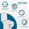 Унитаз-компакт напольный с бачком Santek Остин 1WH302419 белый с сиденьем микролифт душевой смыв