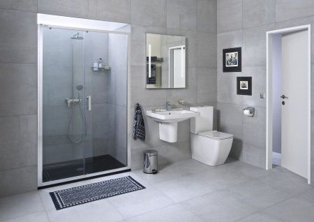 Раковина из сантехнического фарфора Jika Cubito 8104220001049 60х40 подвесная цвет белый