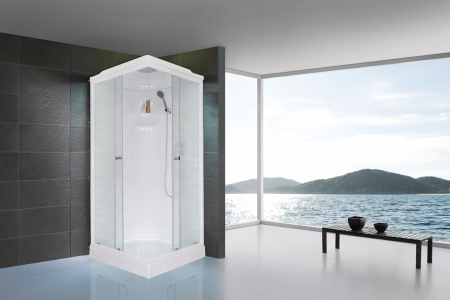 Душевая кабина Royal Bath HP RB90HP1-M 90х90 квадратная с крышей ориентация универсальная