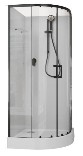 Душевая кабина Aquanet Passion EVO 00267256 90х90 четверть круга без крыши - фото 2