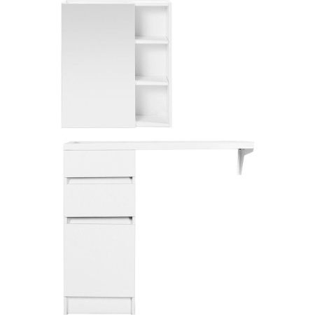 Тумба с раковиной Orange Sistema ST-40TUW+RAL 100х50 напольная цвет белый