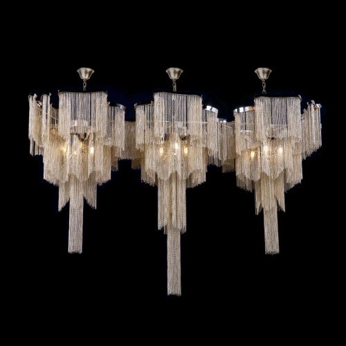 Люстра подвесная Loft It Stream 10208/1400R Gold - фото 4