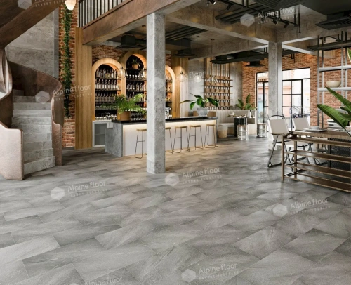 SPC ламинат Alpine Floor Stone Mineral Core ECO 4-4 MC Авенгтон толщина 0.4 см 43 класс 609,6х304,8 - фото 3