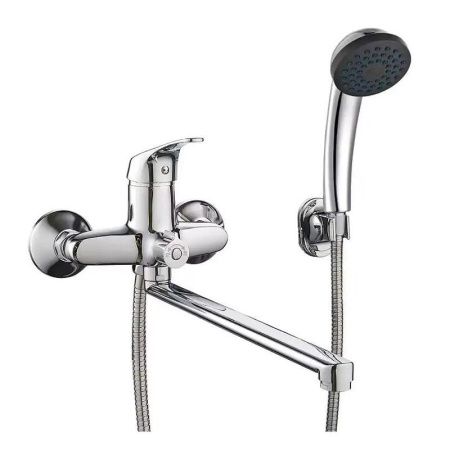 Смеситель для ванны D-Lin D146302-2 настенный хром