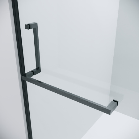 Душевая перегородка Grossman Pragma 200.K33.03.90.42.00 90х195 стекло прозрачное профиль графит