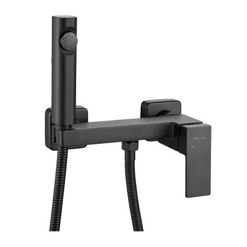 Гигиенический душ со смесителем Shevanik S96H S9605H-1 черный - фото 2