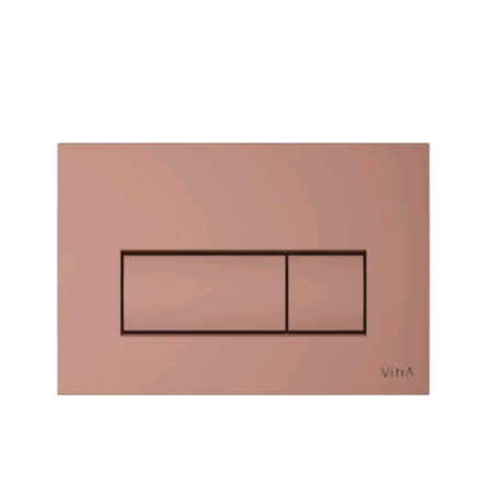 Клавиша смыва механическая Vitra Root Square 740-2340 цвет медь матовая