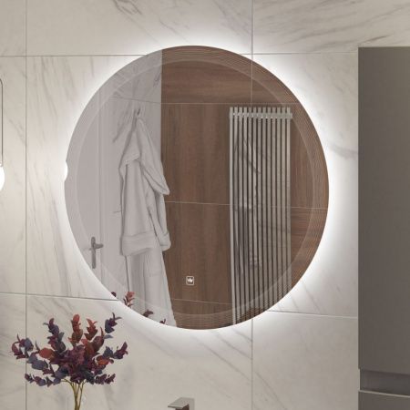 Зеркало с подсветкой Cezares ECO CZR-SPC-ECO-800-LED-TCH 80х80 подвесное