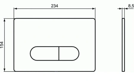 Комплект унитаз с инсталляцией с клавишей смыва Aquanet Cetus 00323467 подвесной