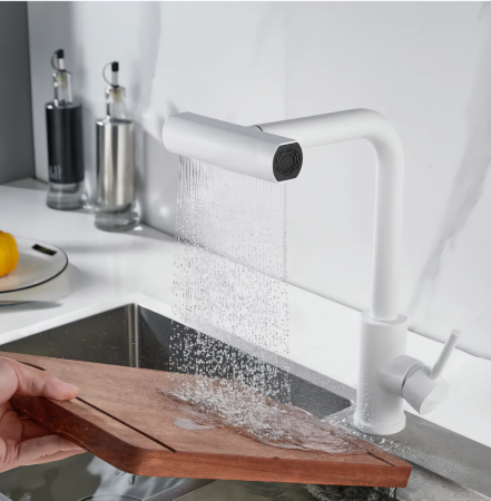 Смеситель для кухни BOCH MANN SOPHIA W BM10431 на раковину/на столешницу белый