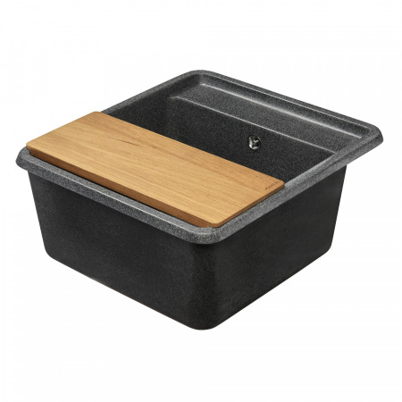 Кухонная мойка Aquaton Беллис 1A724932BS210 57х51 цвет графит