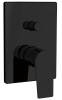 Смеситель для душа Aquanet Static AF330-51B встраиваемый в стену черный без термостата