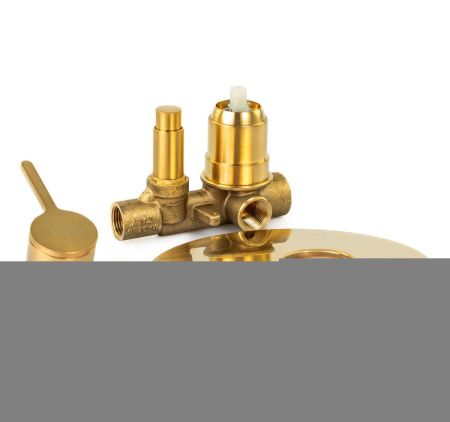 Смеситель Emmevi Filobrass 85019/ORS встраиваемый в стену золото