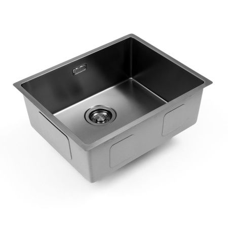 Кухонная мойка Grandex Aqua 5011363 55х45 цвет серый поверхность матовая