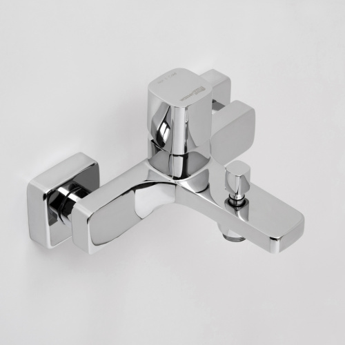 Смеситель для ванны и душа WasserKRAFT Naab 8600 8601 настенный хром - фото 5