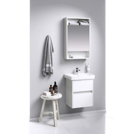 Зеркало-шкаф Aqwella Y SIT0405DK 50х80 подвесной цвет белый